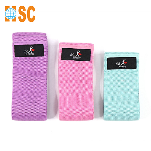 52s 3-Level Resistance Hip Booty Band Set Couleur Unie