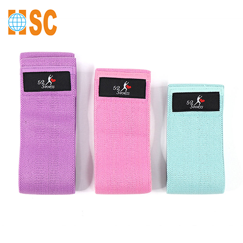 52s 3-Level Resistance Hip Booty Band Set Solid color