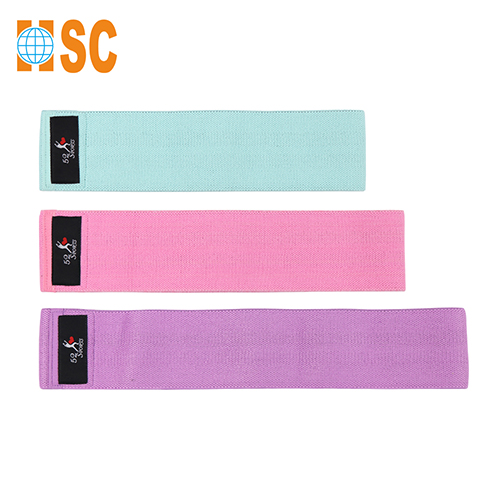 52s 3-Level Resistance Hip Booty Band Set Solid color